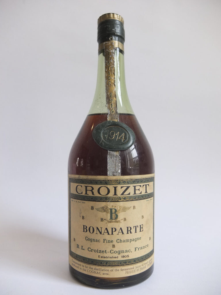 Croizet Bonaparte Fine Champagne Cognac - 1914 Vintage (40%, 70cl)