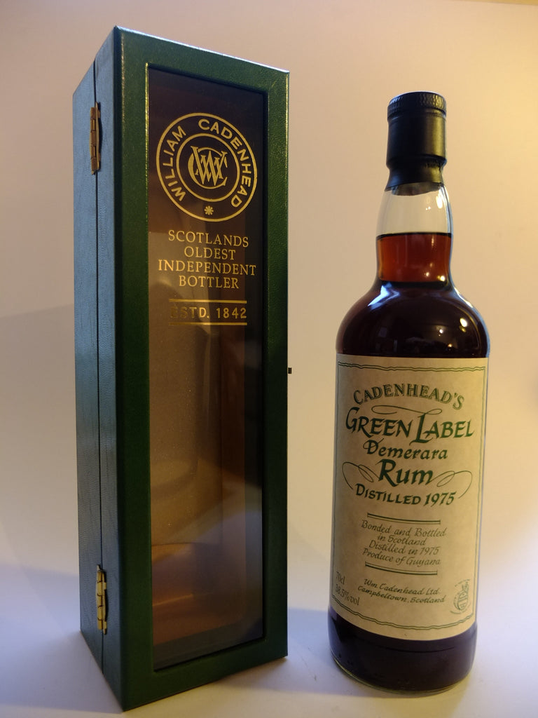 Cadenhead's Green Label Demerara Rum - Distilled 1975 (38.5%, 70cl)