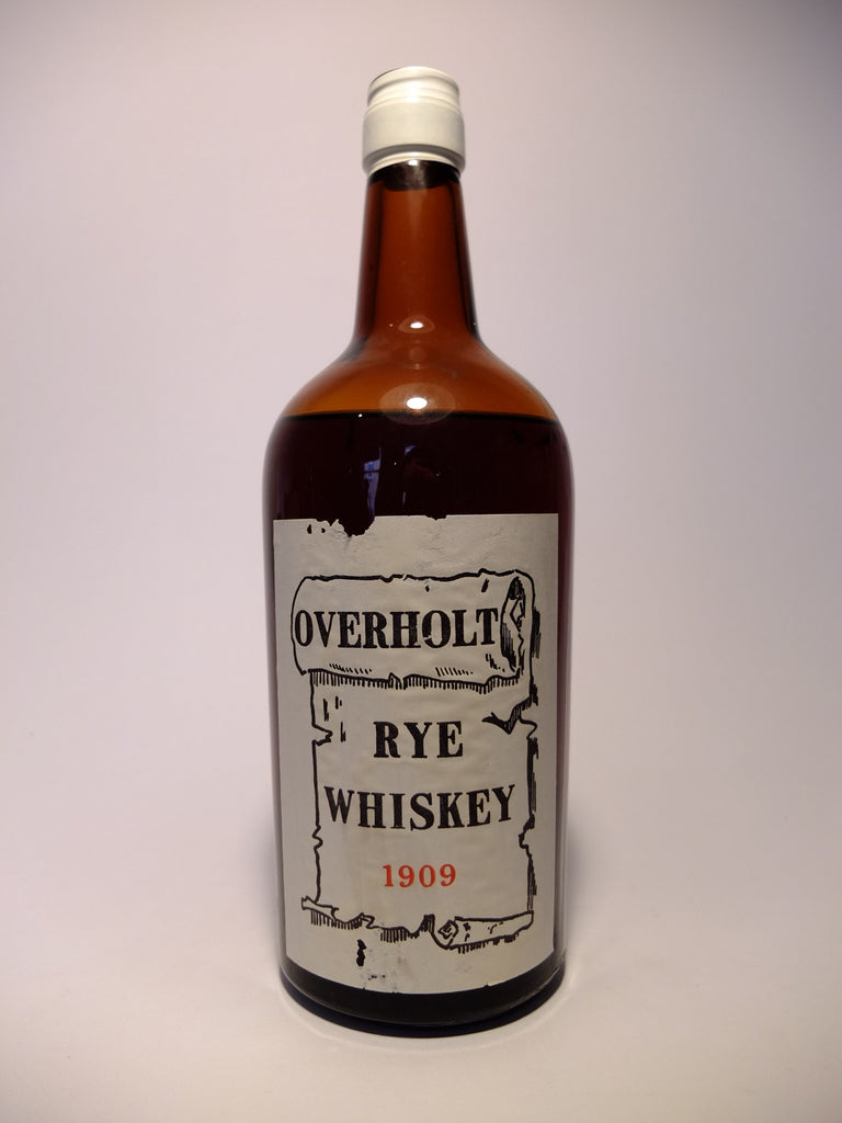 Overholt Rye Whiskey - Distilled 1909 (Assumed 50%, 94.6cl)