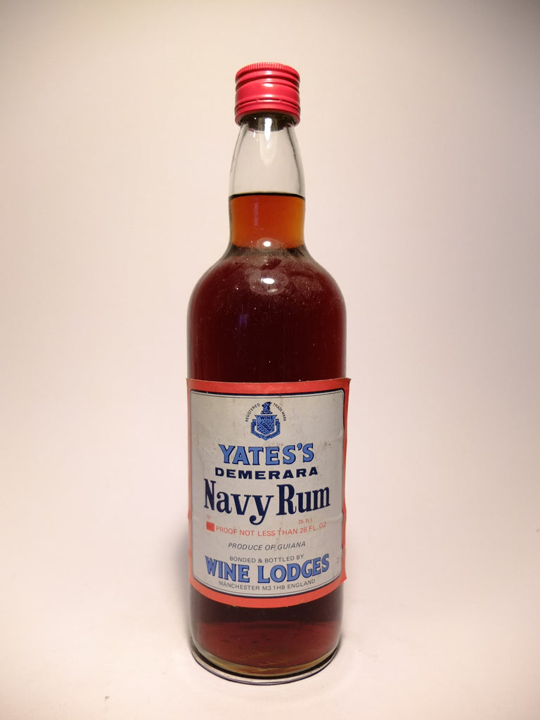 Yate's Demerara Navy Rum - 1970s (40%, 75.7cl)