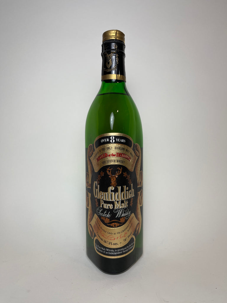 Glenfiddich 8YO Pure Malt Scotch Whisky - late 1960s/early 1970s (40%, 75cl)