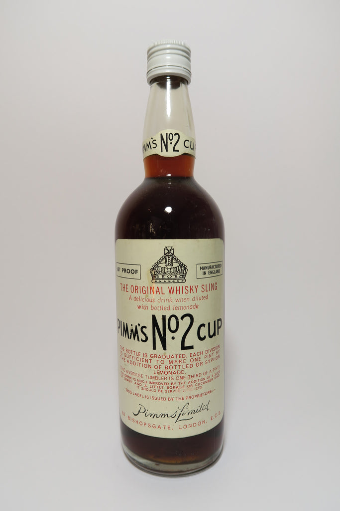 Pimm's No. 2 (Whisky) Cup - 1960s (31.4%, 75cl)