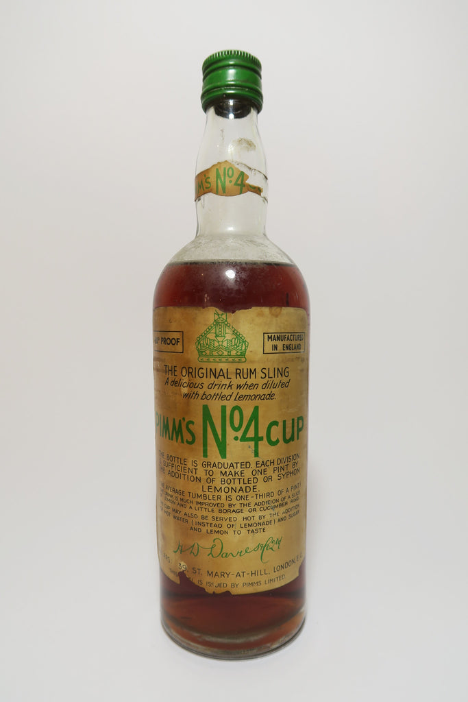 Pimm's No. 4 (Rum) Cup - 1960s (34%, 75cl)