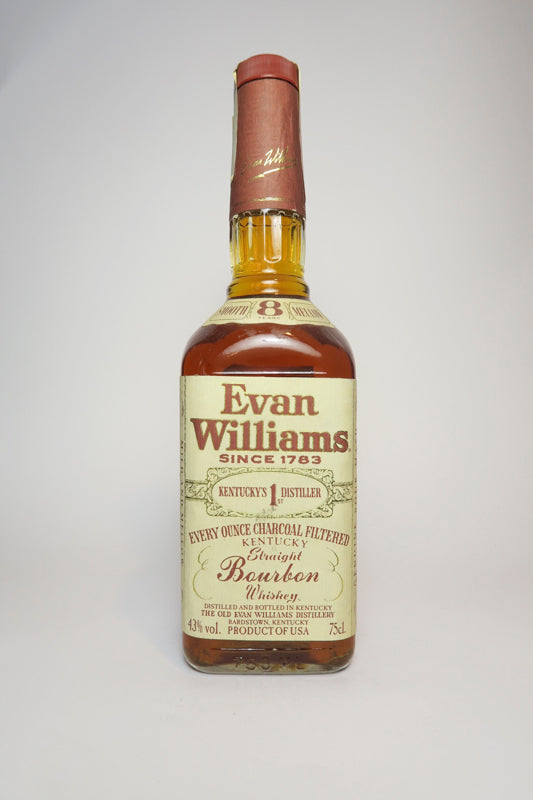 Evan Williams 8YO Kentucky Straight Bourbon Whiskey - Distilled 1983 / Bottled 1991 (43%, 75cl)