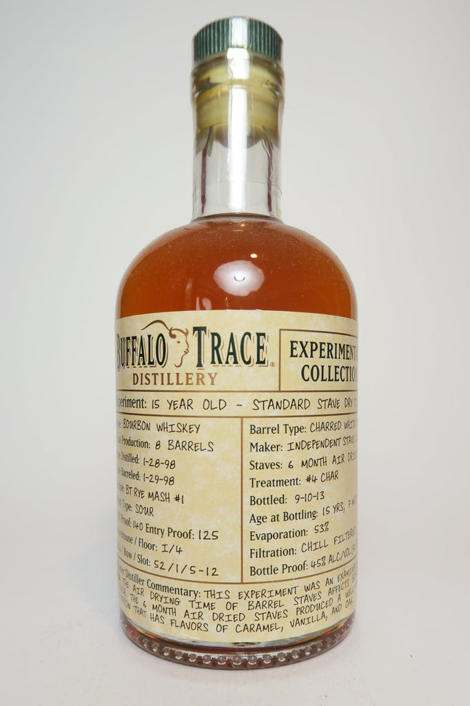 Buffalo Trace Experimental Collection 15YO Kentucky Bourbon Whiskey - Distilled 1998, Bottled 2013 (45%, 37.5cl)