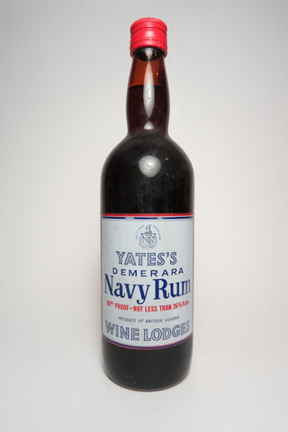 Yates's Demerara Navy Rum - 1970s (40%, 75cl)