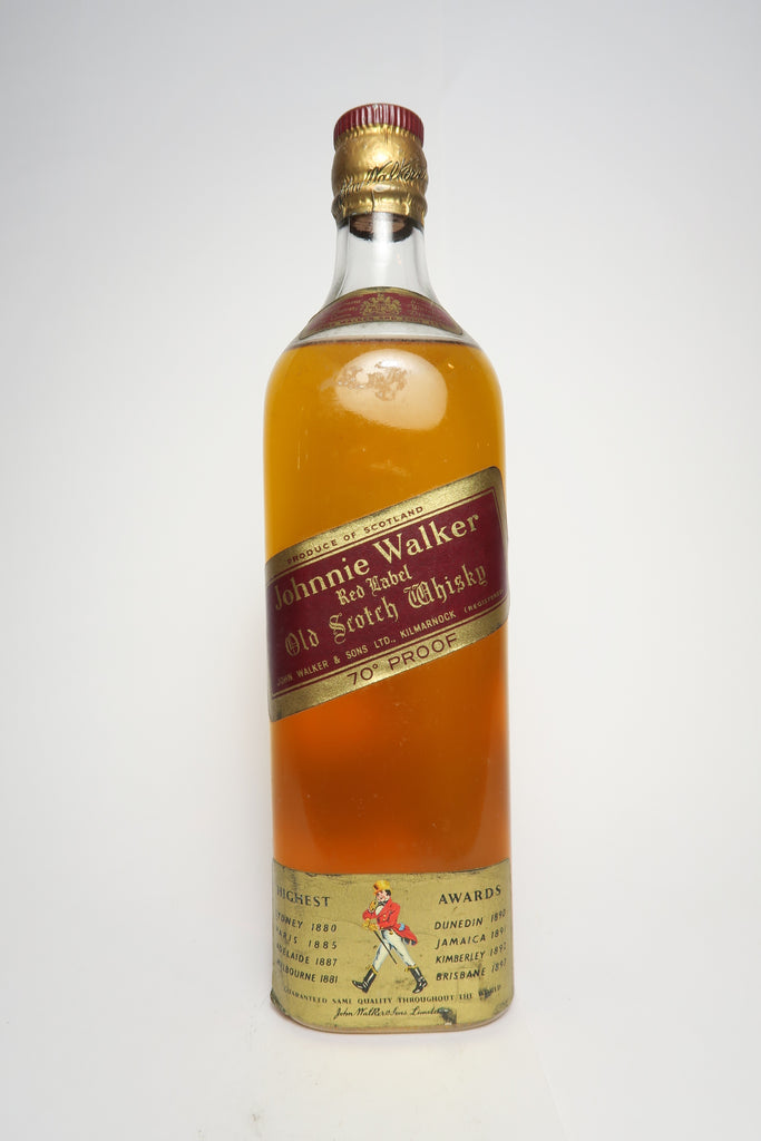 Johnnie Walker Red Label Blended Scotch Whisky - 1960s (40%, 75cl)