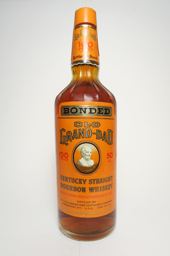 Old Grand-Dad 4YO Kentucky Straight Bourbon Whiskey - Distilled 1976 / Bottled 1980 (50%, 75cl)