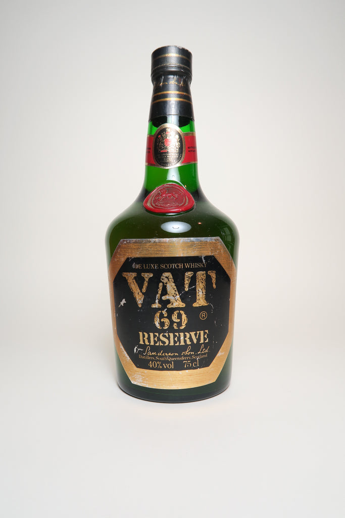 Sanderson's VAT 69 Reserve Finest Blended Scotch Whisky - 1970s (40%, 75cl)