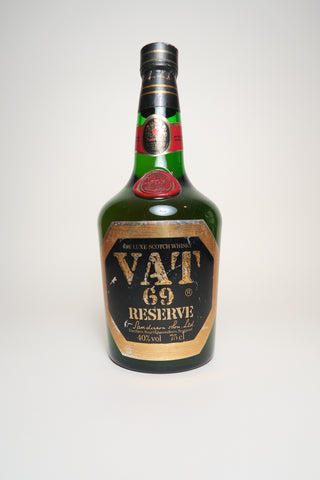 Sanderson's VAT 69 Reserve Finest Blended Scotch Whisky - 1970s (40%, 75cl)