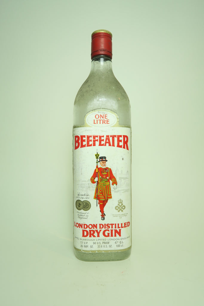 James Burrough's Beefeater London Dry Gin - c. 1976 (47%, 100cl)