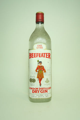 James Burrough's Beefeater London Dry Gin - c. 1976 (47%, 100cl)