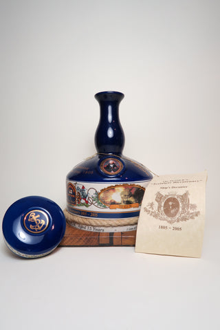 Pusser's 15YO Navy Rum Limited Edition Nelson Trafalgar Bicentenary (1805-2005) Decanter - 2005 (47.7%, 100cl)
