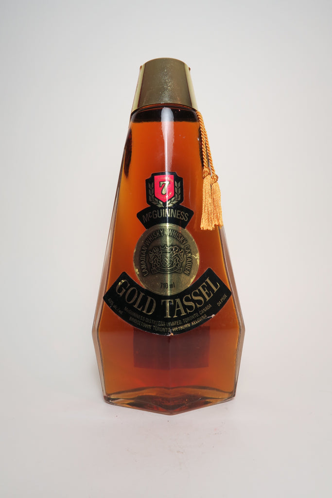 McGuinness Gold Tassel Blended Canadian Whisky - Distilled 1975	 (40%, 71cl)