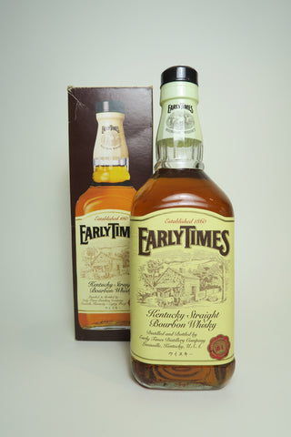Early Times Kentucky Straight Bourbon Whisky - Late 1990s (40%, 70cl)