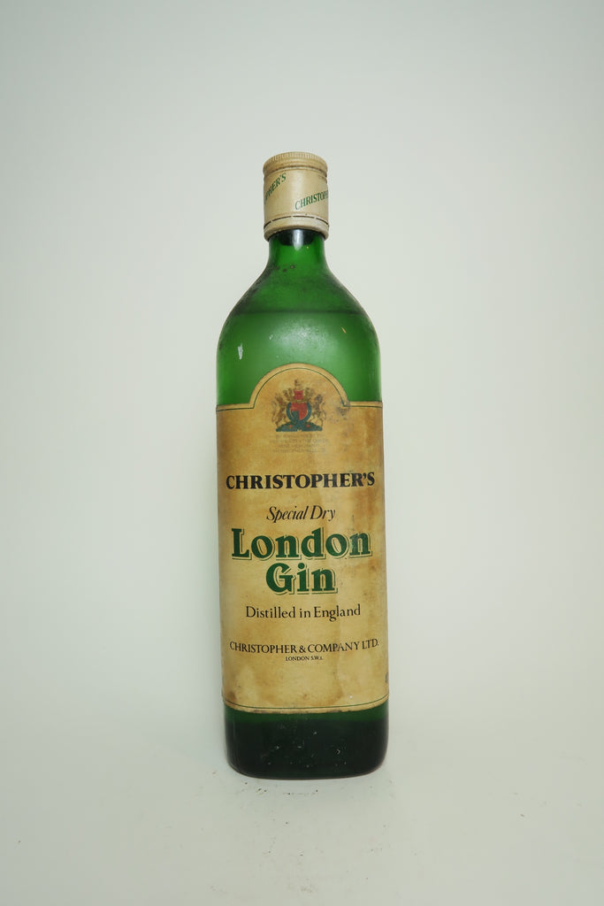 Christopher & Co. Christopher's Special Dry London Gin - 1970s (40%, 75cl)