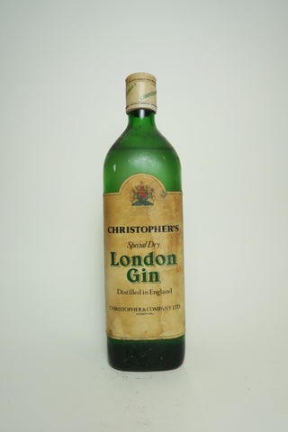 Christopher & Co. Christopher's Special Dry London Gin - 1970s (40%, 75cl)