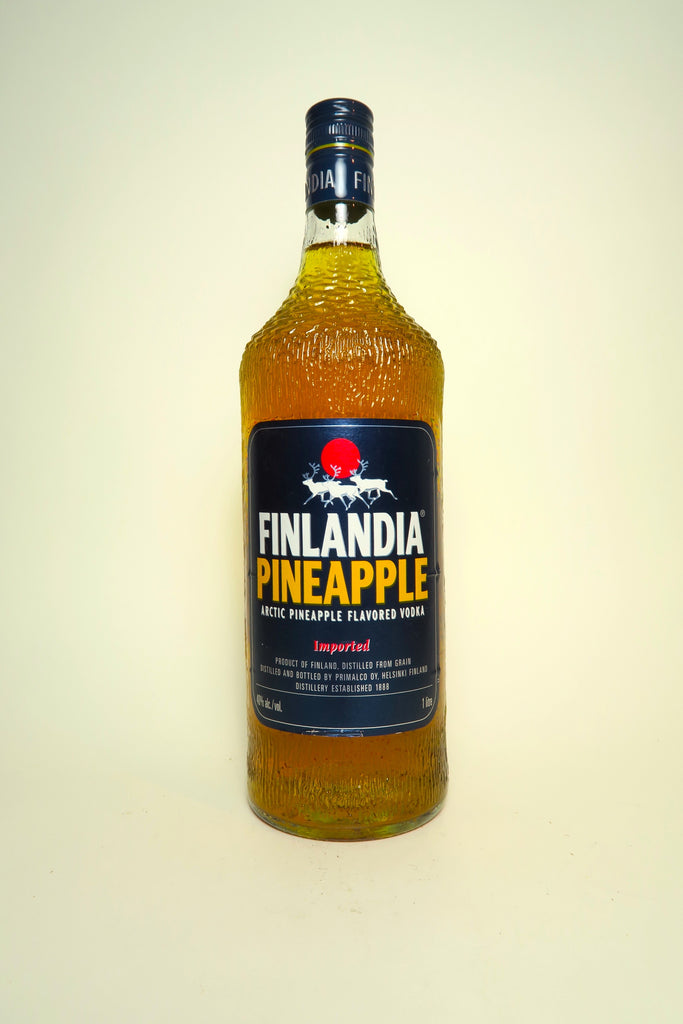 Finlandia Pineapple Vodka - (40%, Old Company Spirits 1980s – 100cl)