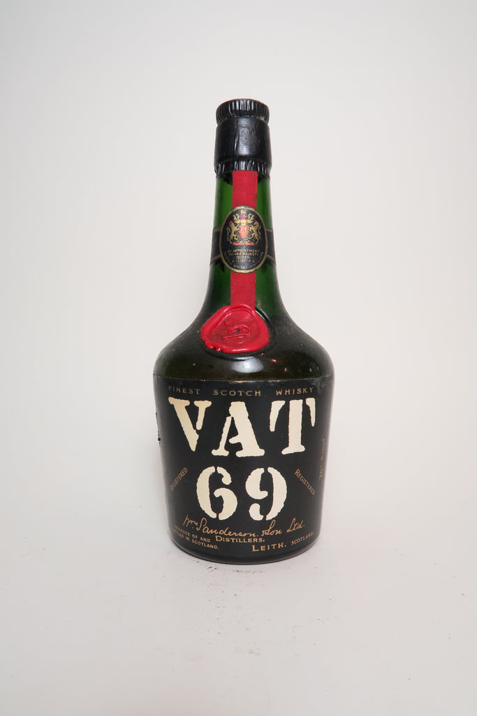 Sanderson's VAT 69 Finest Blended Scotch Whisky - 1960s (40%, 37.5cl)