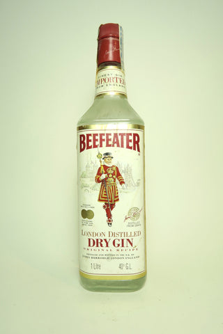 James Burrough's Beefeater London Dry Gin - 1980s (40%, 100cl)