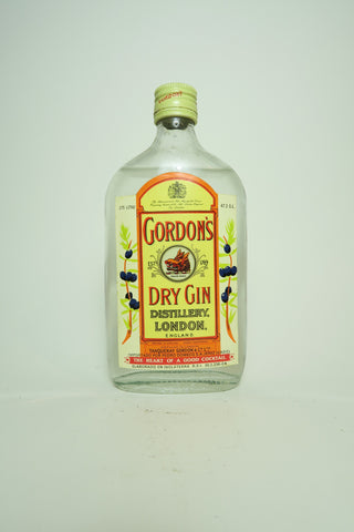 Gordon's London Dry Gin (Export) - 1970s (47.3%, 37.5cl)