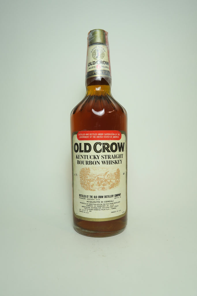 Old Crow 6YO Kentucky Straight Bourbon Whiskey - 1960s (40%, 75cl)