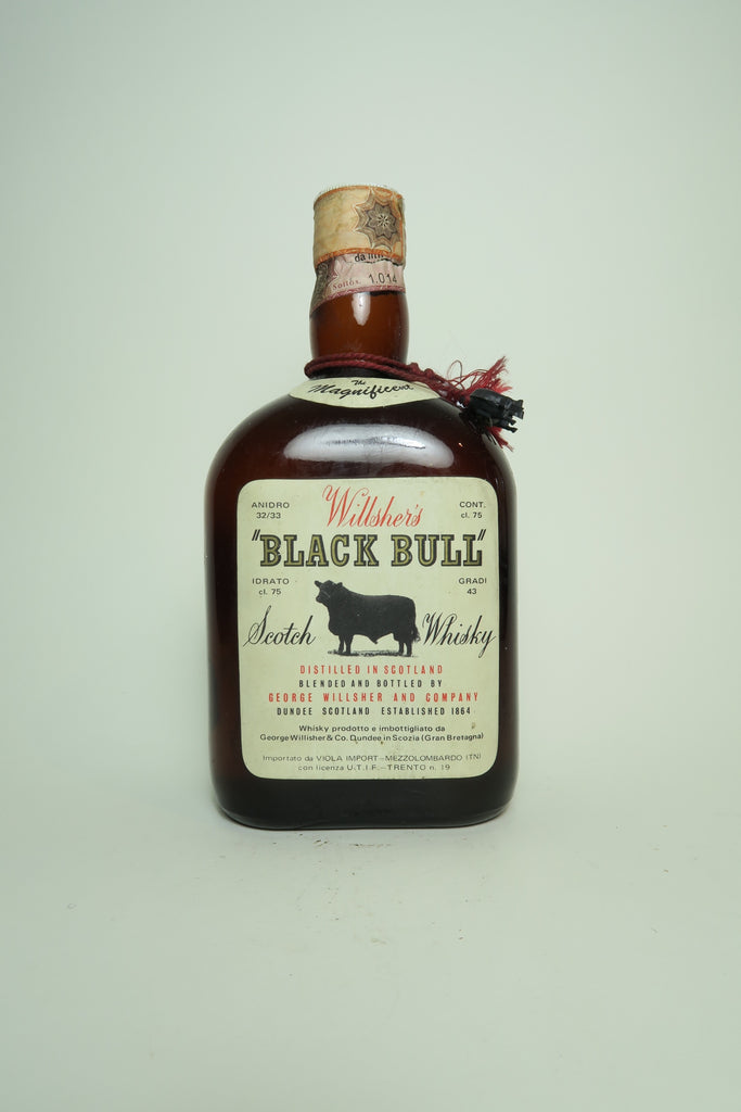 George Wilsher's Black Bull Blended Scotch Whisky - 1970s (43%, 75cl)