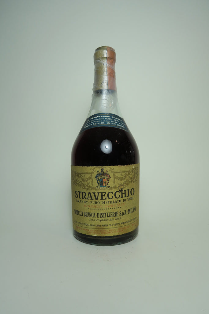 Fratelli Branca Stravecchio Italian Brandy - 1960s (42%, 75cl)