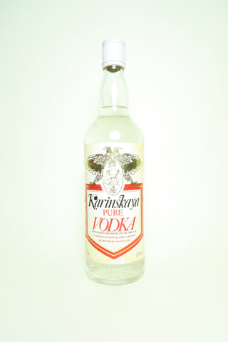Campbells Distillery Karinskaya Pure Vodka - 1980s (37.5%, 70cl)