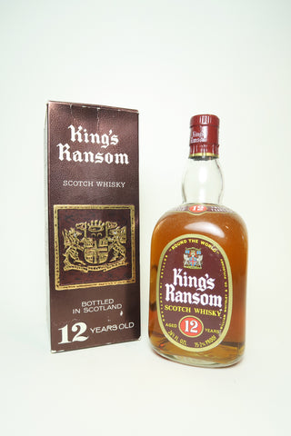 King's Ransom 12YO Blended Scotch Whisky - pre-1964 (43%, 75cl)