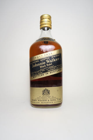 Johhnie Walker Black Label Blended Scotch Whisky - 1970s (43.4%, 150cl)