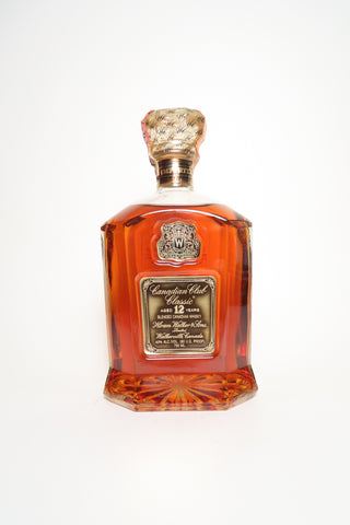 Canadian Club Classic 12YO Blended Canadian Whisky - Distilled 1970s / Bottled 1980s (40%, 75cl)