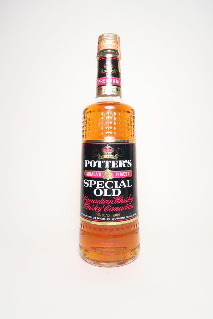 Potter's Special Old Blended Canadian Whisky - 1970s (40%, 71cl)