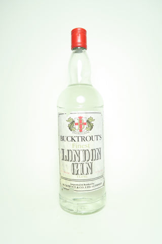 Bucktrout's Finest London Dry Gin - 1970s	(37.4%, 100cl)