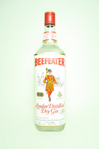 James Burrough's Beefeater London Distilled Dry Gin - c. 1976 (47%, 100cl)