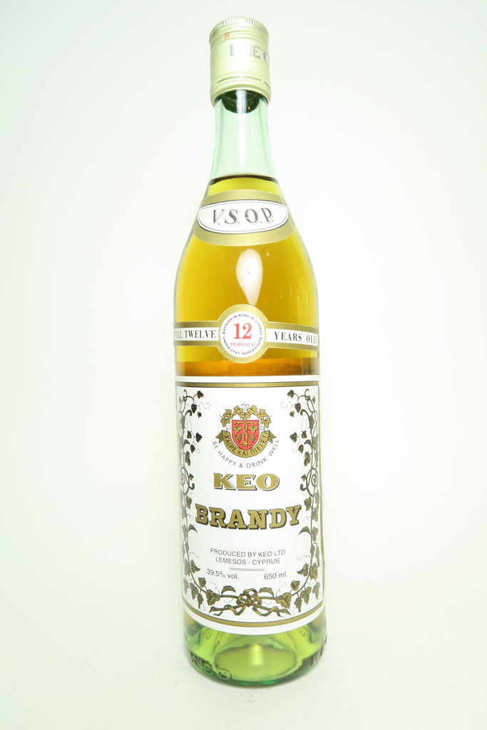 KEO 12YO VSOP Cyprus Brandy - 1980s (39.5%, 65cl)