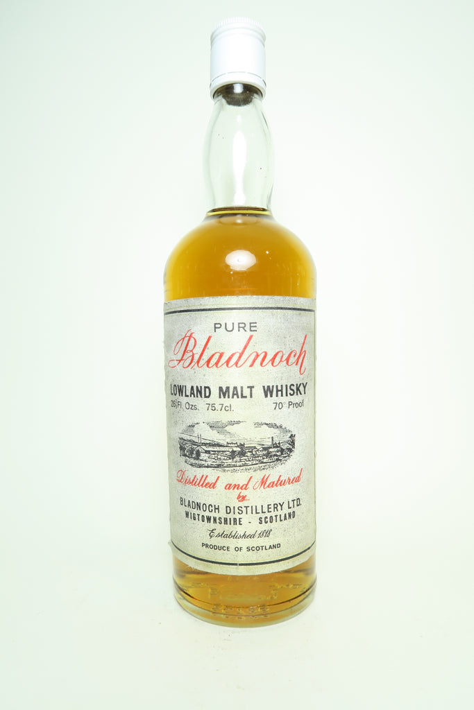 Bladnoch Lowland Single Malt Scotch Whisky - 1970s (40%, 75.7cl)
