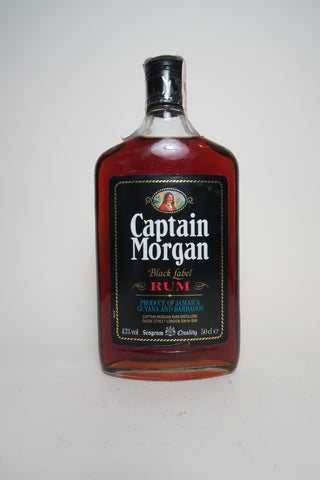 Captain Morgan Black Label Jamaica Rum - 1980s (43%, 50cl)