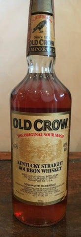 Old Crow Kentucky Straight Bourbon Whiskey - 1970s, (40%, 75cl)